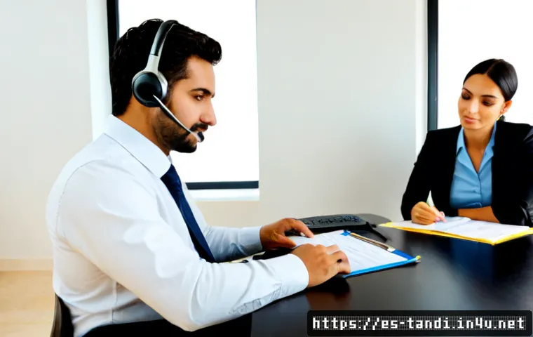 통번역사 통역 프로젝트 관리 - Photorealistic localization project manager coordinating a Spanish-language interpreting assignment ...